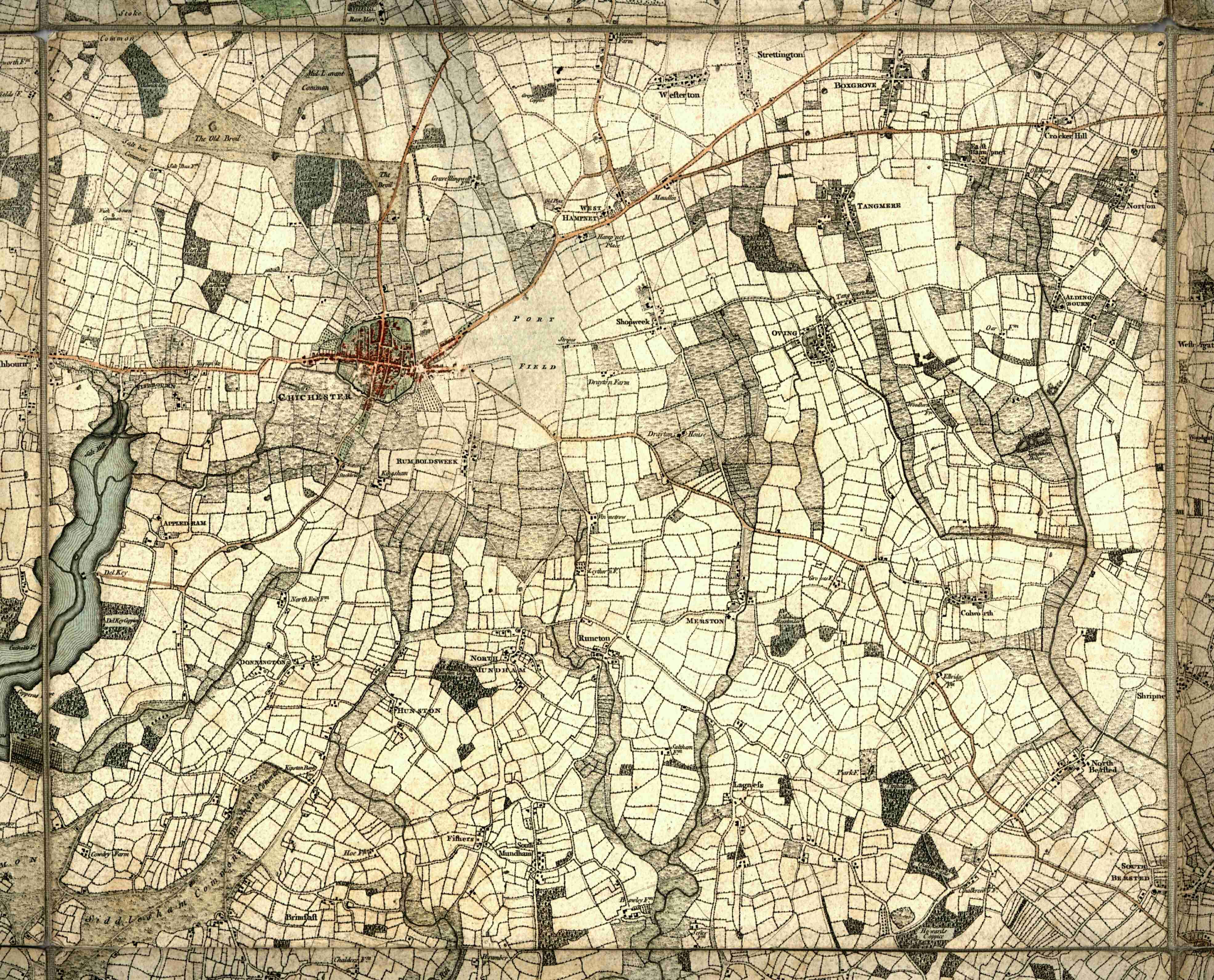 Map Yeakell Gardner 1787